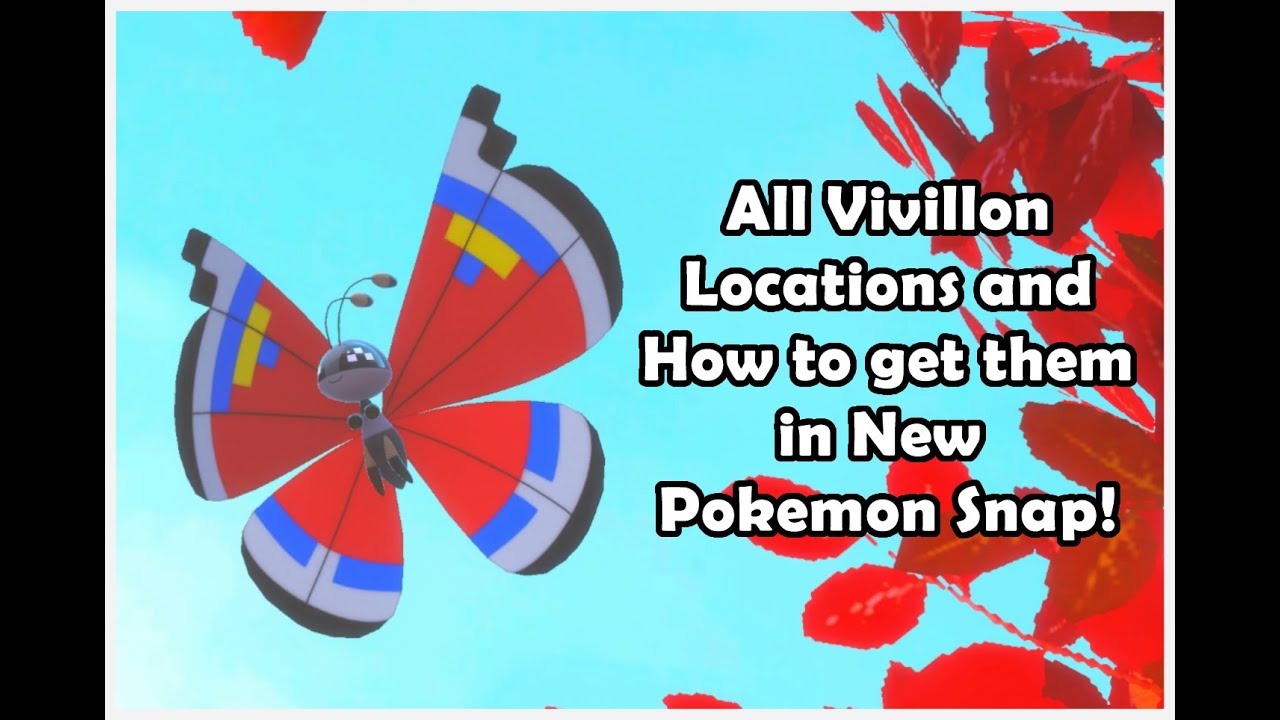 All Vivillon Pattern Locations in New Pokemon Snap