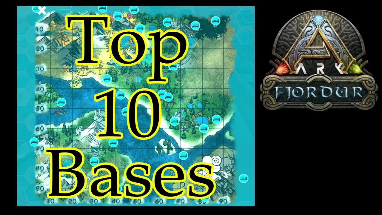 Top 10 Fjordur Cave Base Locations | Ark Survival Unofficial PvP
