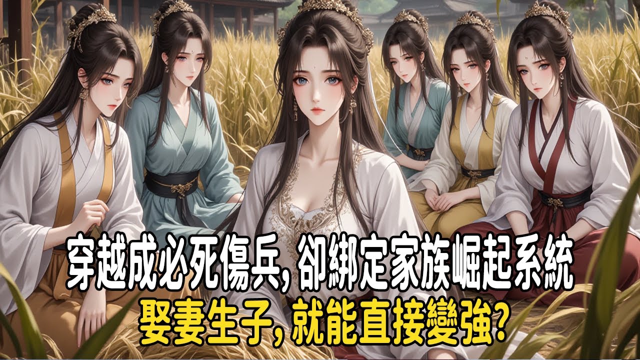 《大乾第一軟飯男：靠娶妻成神》 別人苦修我成親！穿越成必死傷兵，卻綁定家族崛起系統。送親隊美女如雲，她們是我的妻子，更是我變強的資糧！從被欺負的傻子，到令王朝顫抖的家族始祖。#穿越 #動漫
