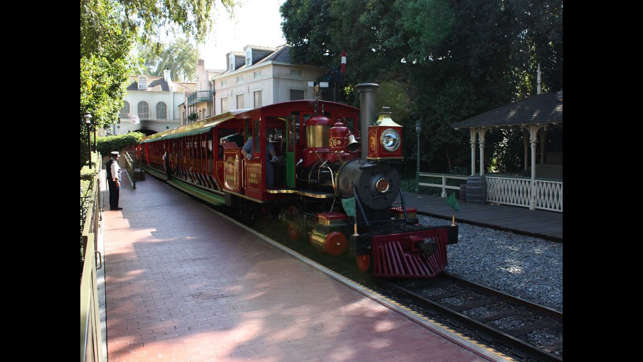 Old Disneyland Railroad Grand Circle Tour Ride