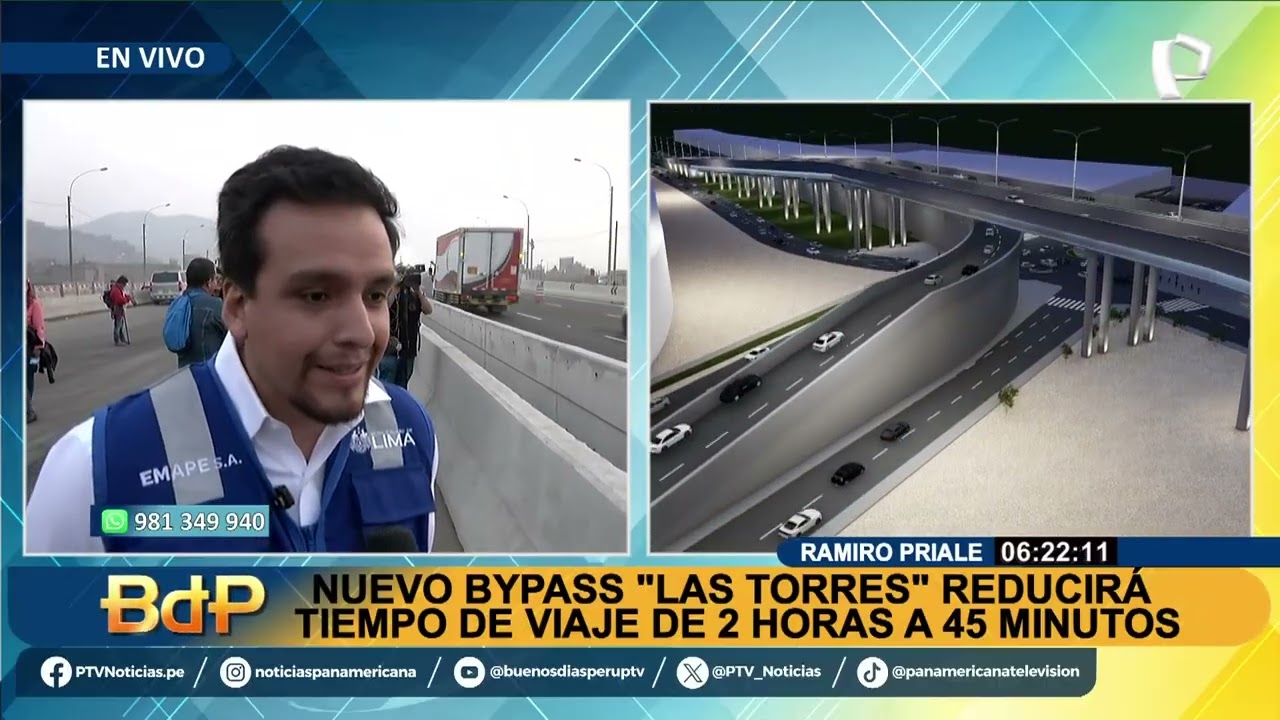 Inicia marcha blanca del bypass Las Torres: reducirá hasta dos horas el viaje hacia Chosica