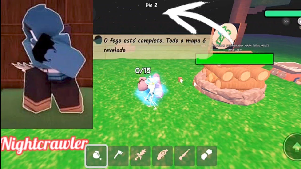 Nightcrawler no nível 3 (99 Nights in the Forest - Roblox)