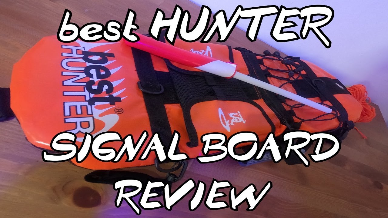 BEST HUNTER SIGNAL BOARD REVIEW #spearfishing
