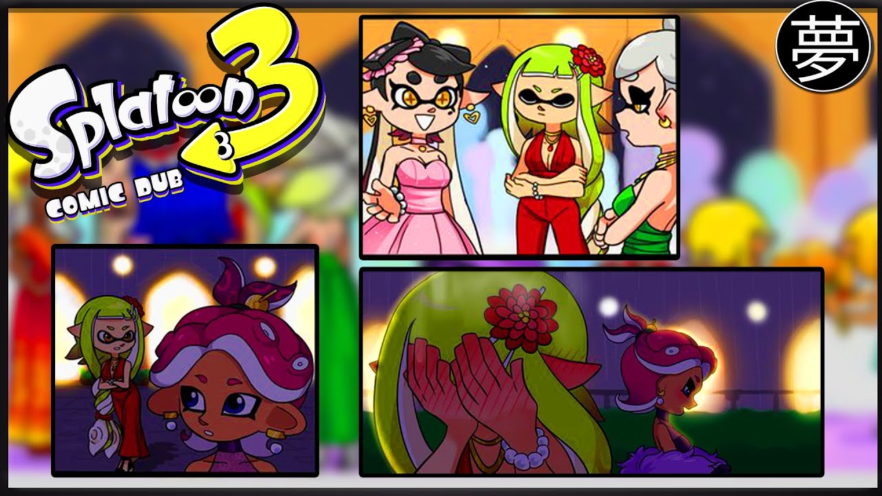 Agent 8 and Captain Attend a Fancy Party🥂 [Comic Dub] by Yurami