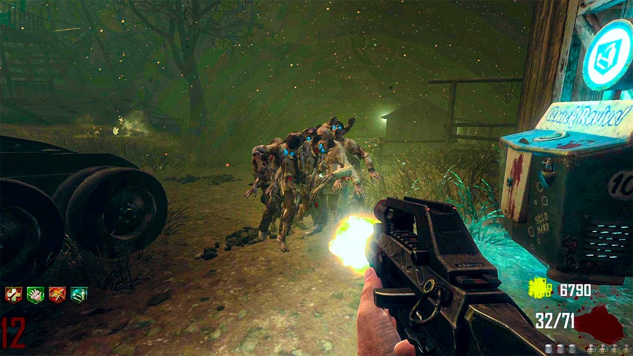 BLACK OPS 2 ZOMBIES: FARM GAMEPLAY (NO COMMENTARY)