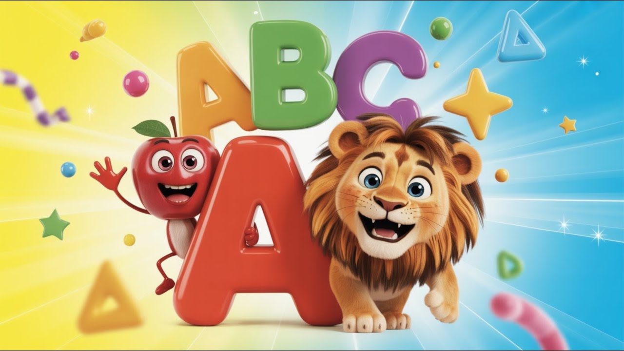 A to Z Alphabet Song for Kids | Learn ABC with 3D Animation #kidsmusic #abcphonicssong