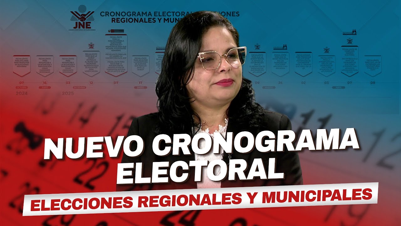🔴 JNE al D&iacute;a | JNE aprueba cronograma de Elecciones Regionales y Municipales | 2 de diciembre 2025