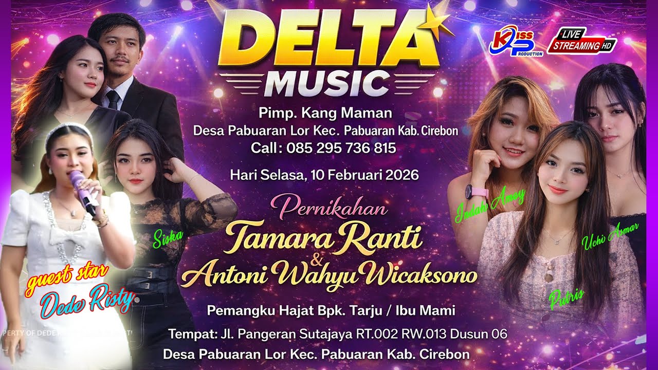 🔴 LIVE DELTA MUSIC | Pernikahan 