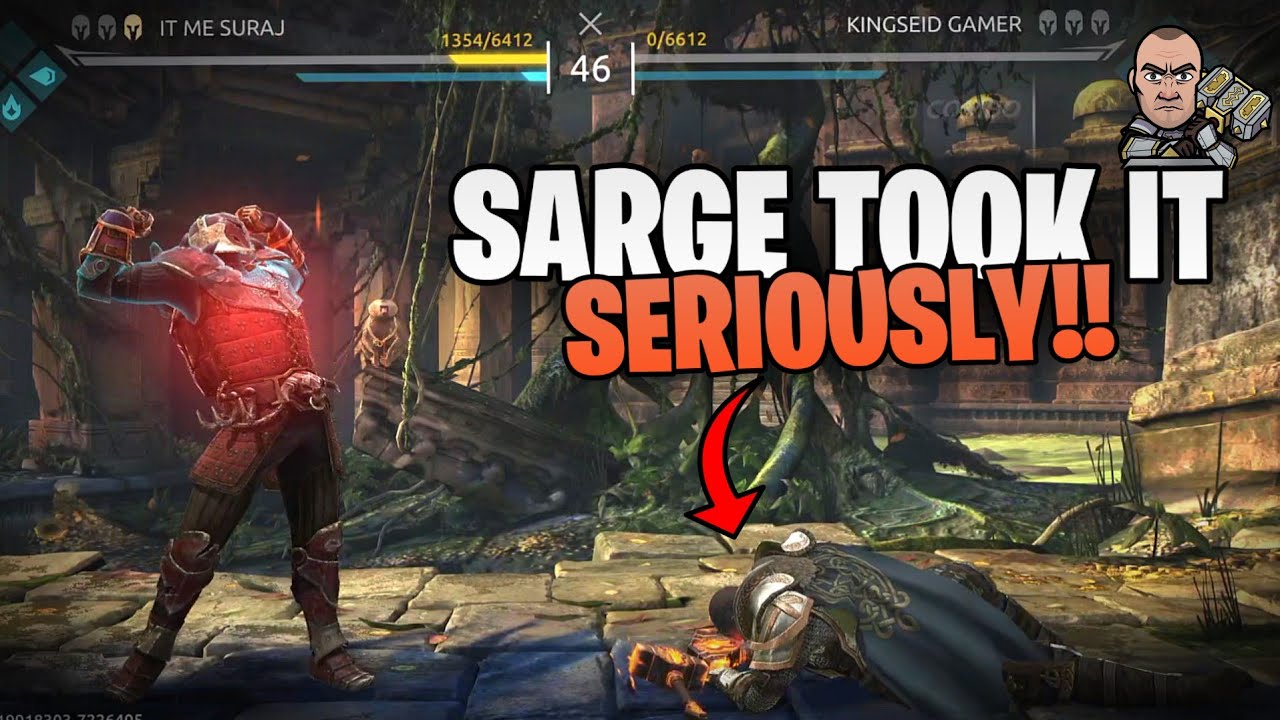SARGE Never Accept His Defeat!! The OP Comeback 💀| Shadow Fight 4 Arena Gameplay