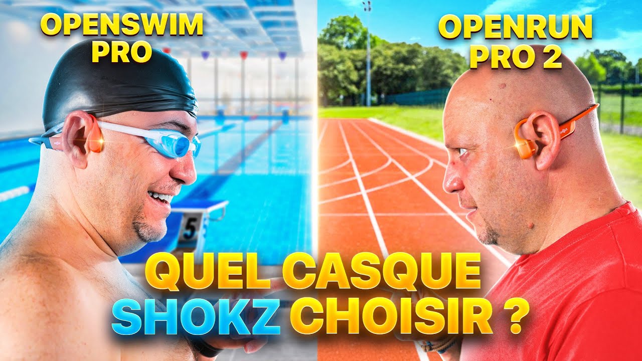 Le vrai duel Shokz : OpenRun Pro 2 ou OpenSwim Pro ? On a test&eacute; les deux