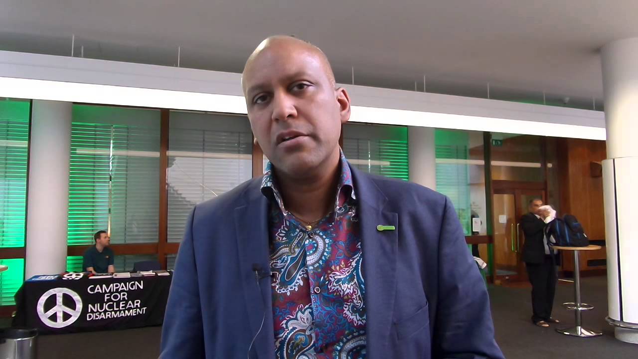 Shahrar Ali from the Stop the War Coalition conference