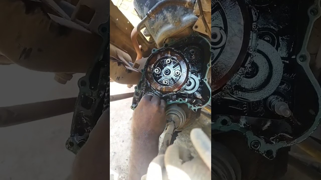 Changing Clutch Plate Assembly  In TVS King Auto