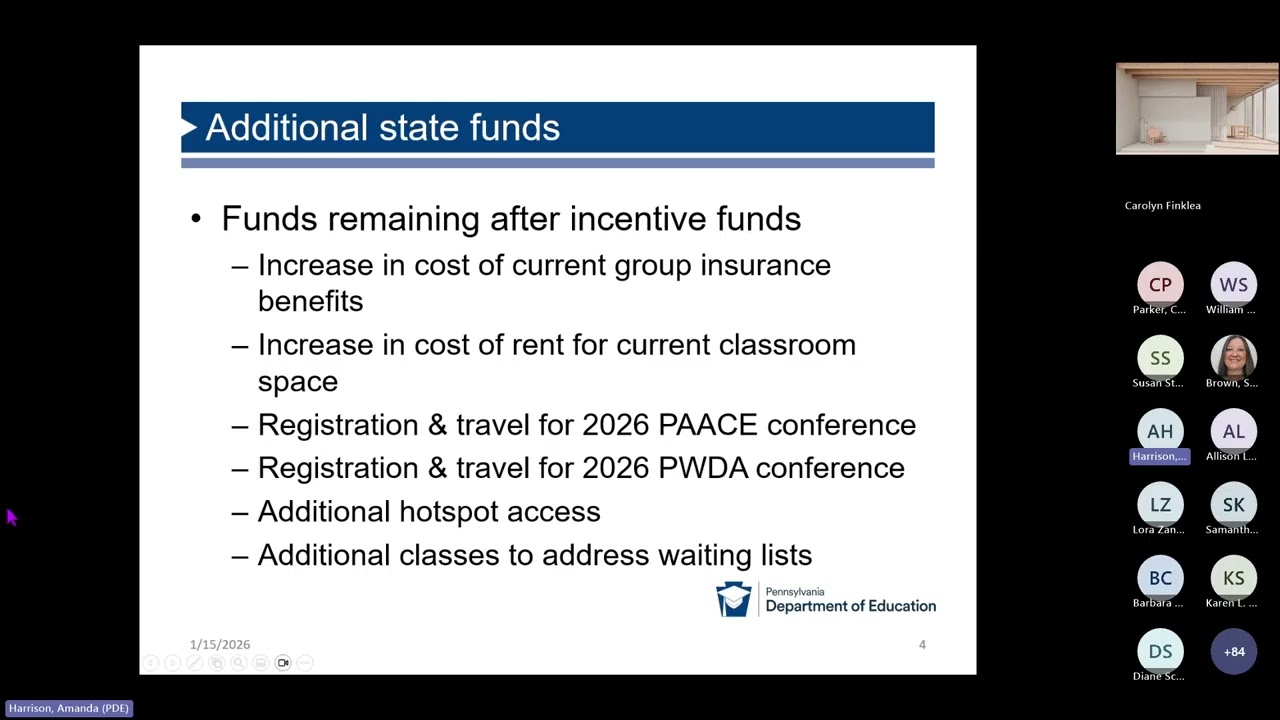 Division of Adult Education Monthly Webinar 1/15/26 - Meeting Recording