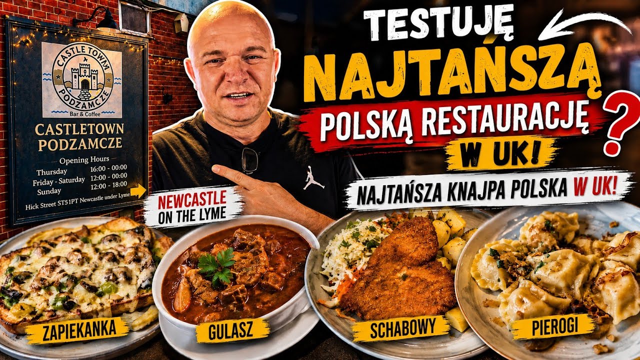 Polska kuchnia w UK &ndash; Te CENY to jakiś żart!  Castletown Podzamcze