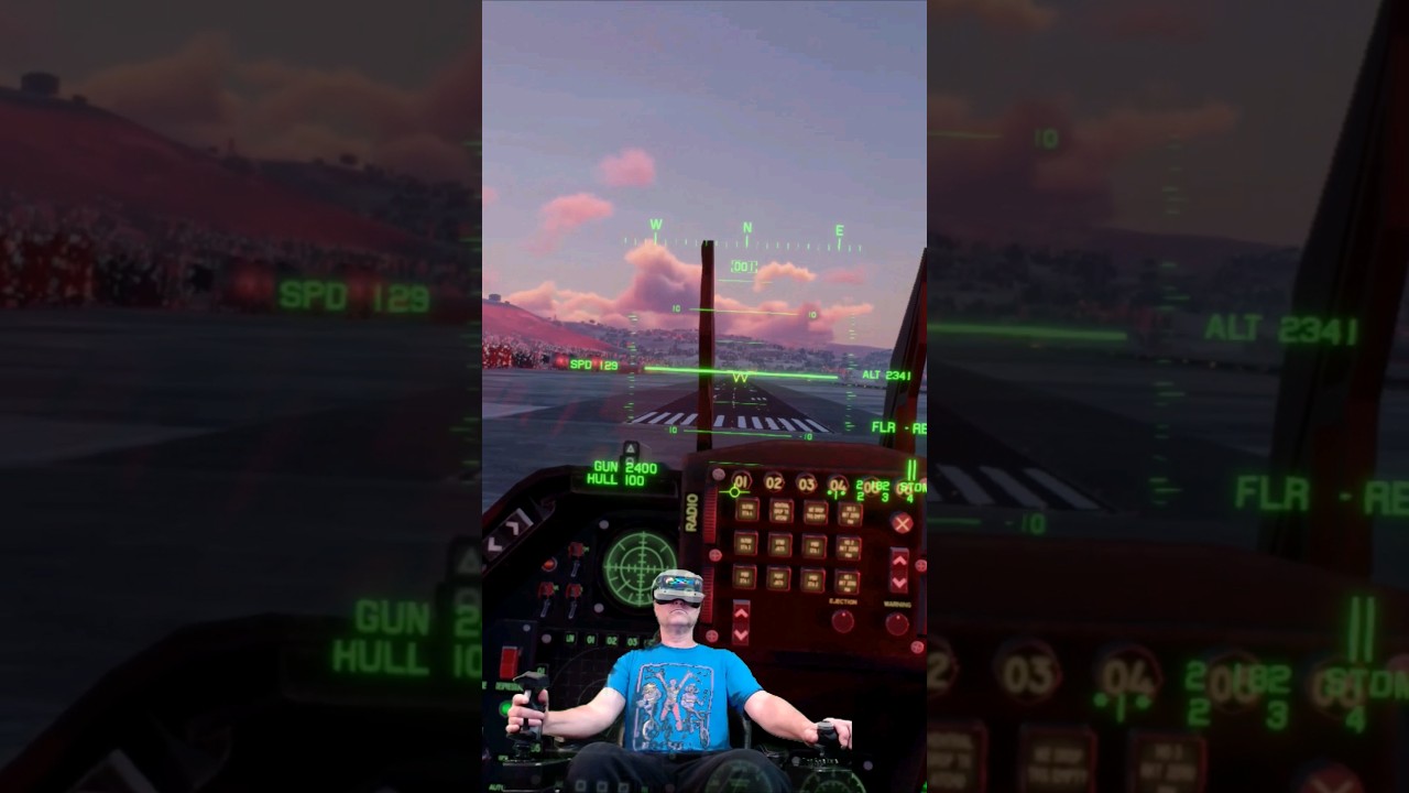 Landing Runway in sight VR Project Wingman