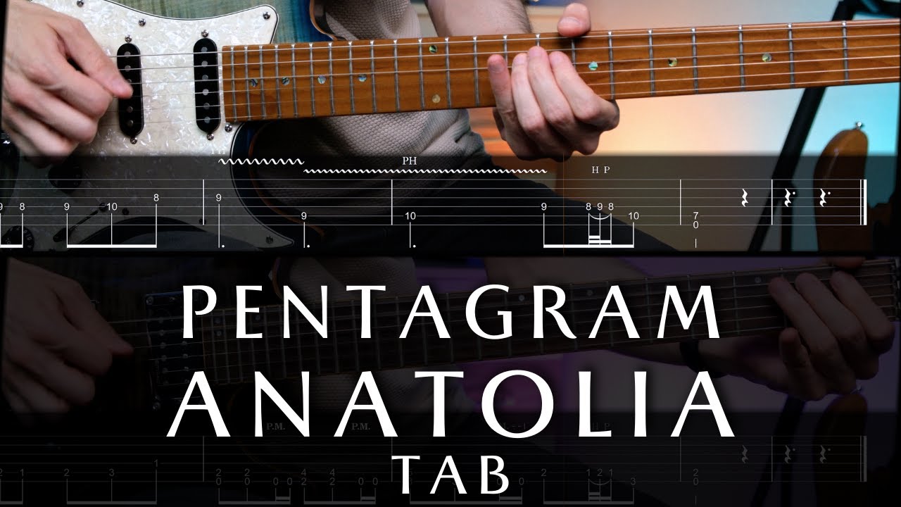 Pentagram - Anatolia Gitar Cover | Nasıl Çalınır | TAB #pentagram #gitar #cover