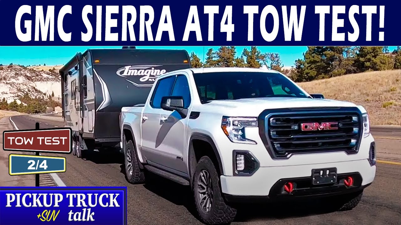 Буксировка с помощью GMC Sierra 1500 AT4 3.0L Duramax Turbo Diesel 2022 года (тест буксировки 2/4)