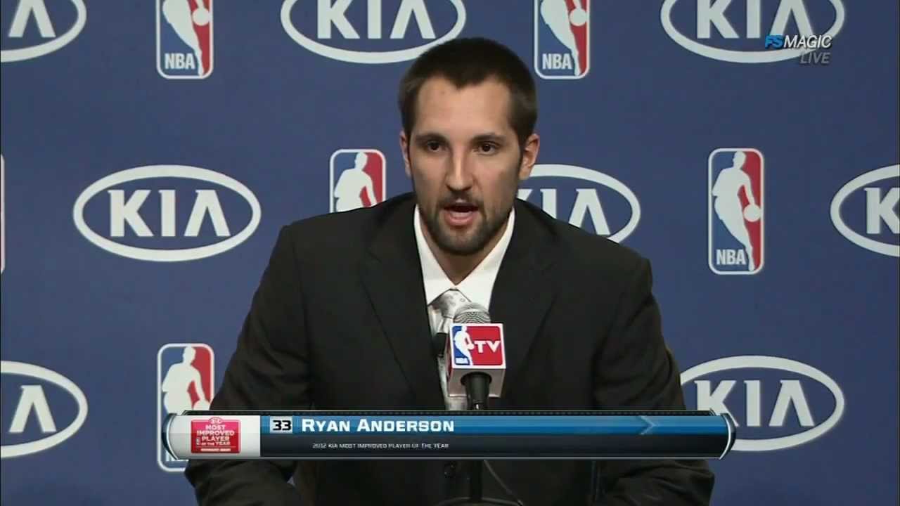 Ryan Anderson Most Improved NBA Player 2012