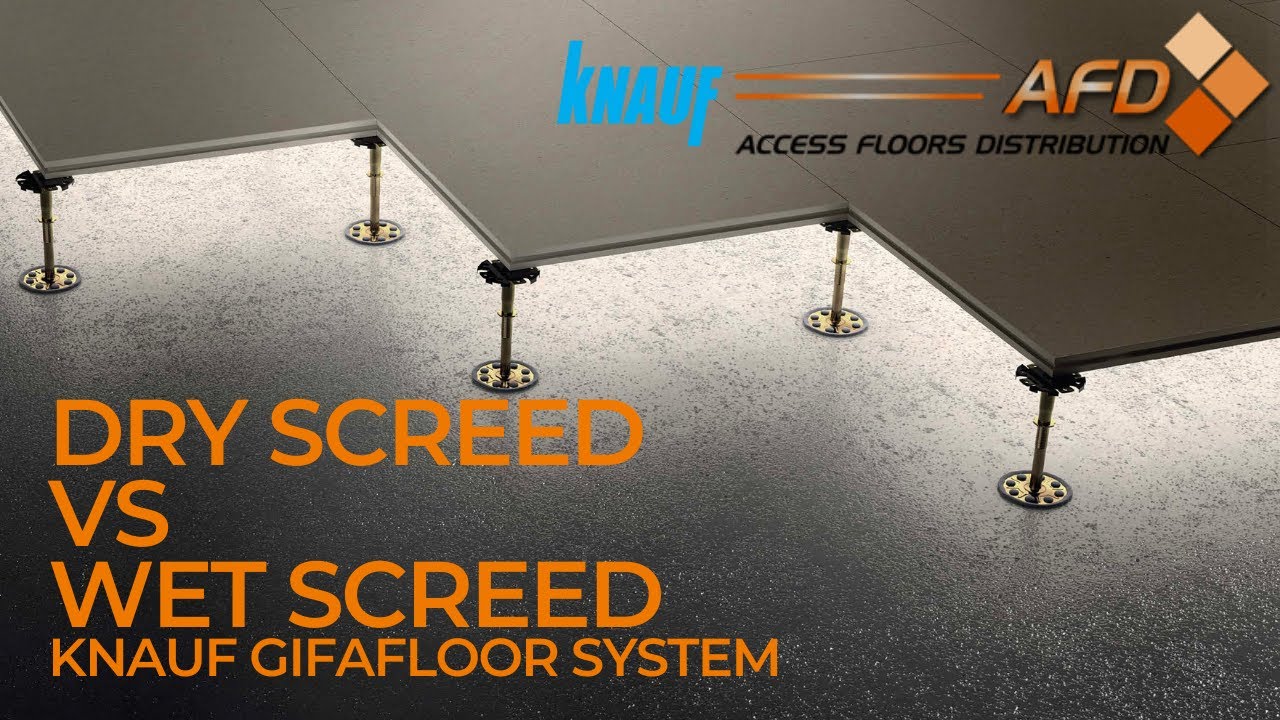 Knauf Dry Screed v Wet Screed Comparison