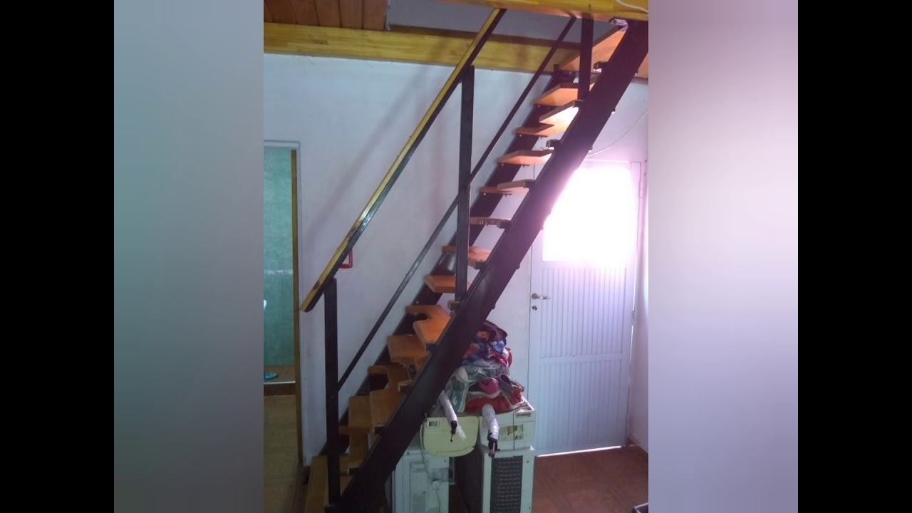 Escalera desmontable al paso