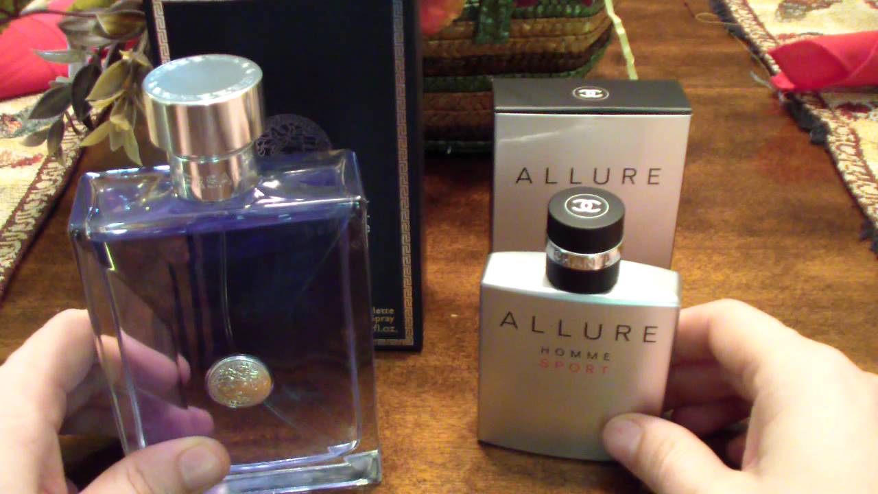 Cologne/Fragrance comparison: Versace Pour Homme vs. Chanel Allure Homme Sport