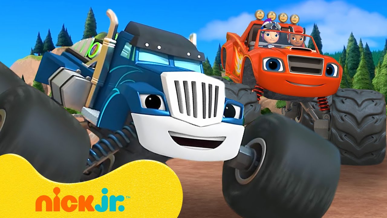 Blaze | ¡Blaze y Crusher: Carreras y Misiones Geniales! 🚗🔥 | 3 HORAS | Nick Jr. en Español