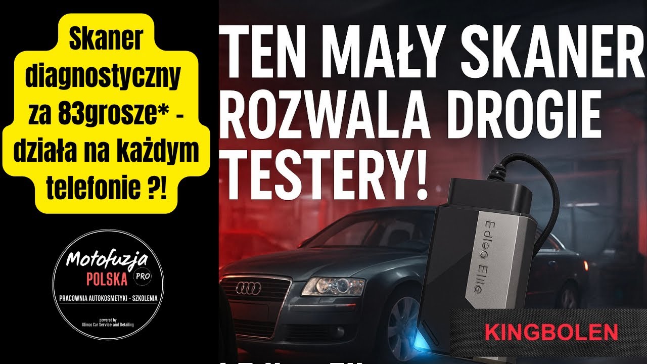 KINGBOLEN Ediag Elite recenzja Diagnozuj wszystkie marki! Ten mały skaner OBD rozwala drogie testery
