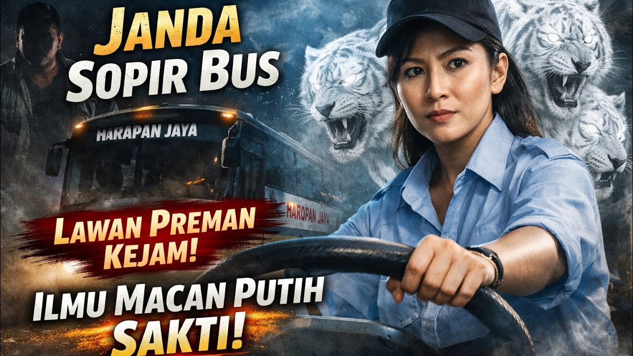 PREMAN SALAH LAWAN❗JANDA SOPIR BUS PEMILIK ILMU MACAN PUTIH 3 KEPALAH KALAHKAN PREMAN PENGUASA 