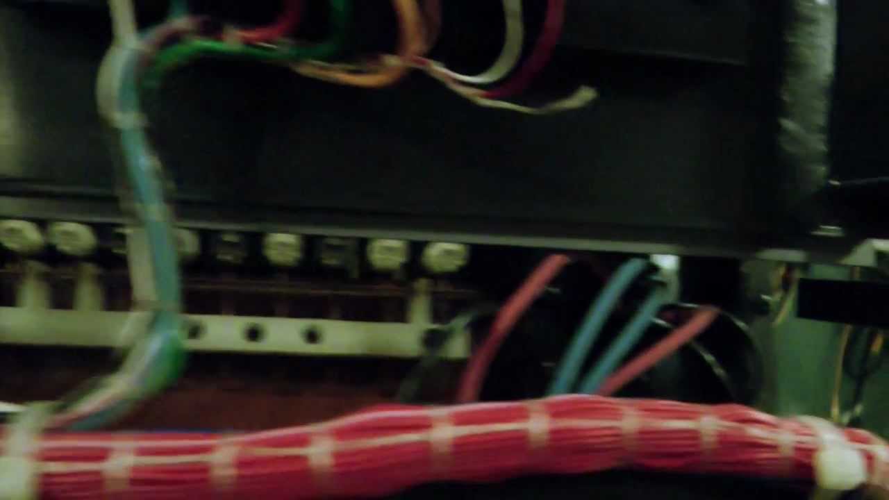 Inside ELKA X 605 organ