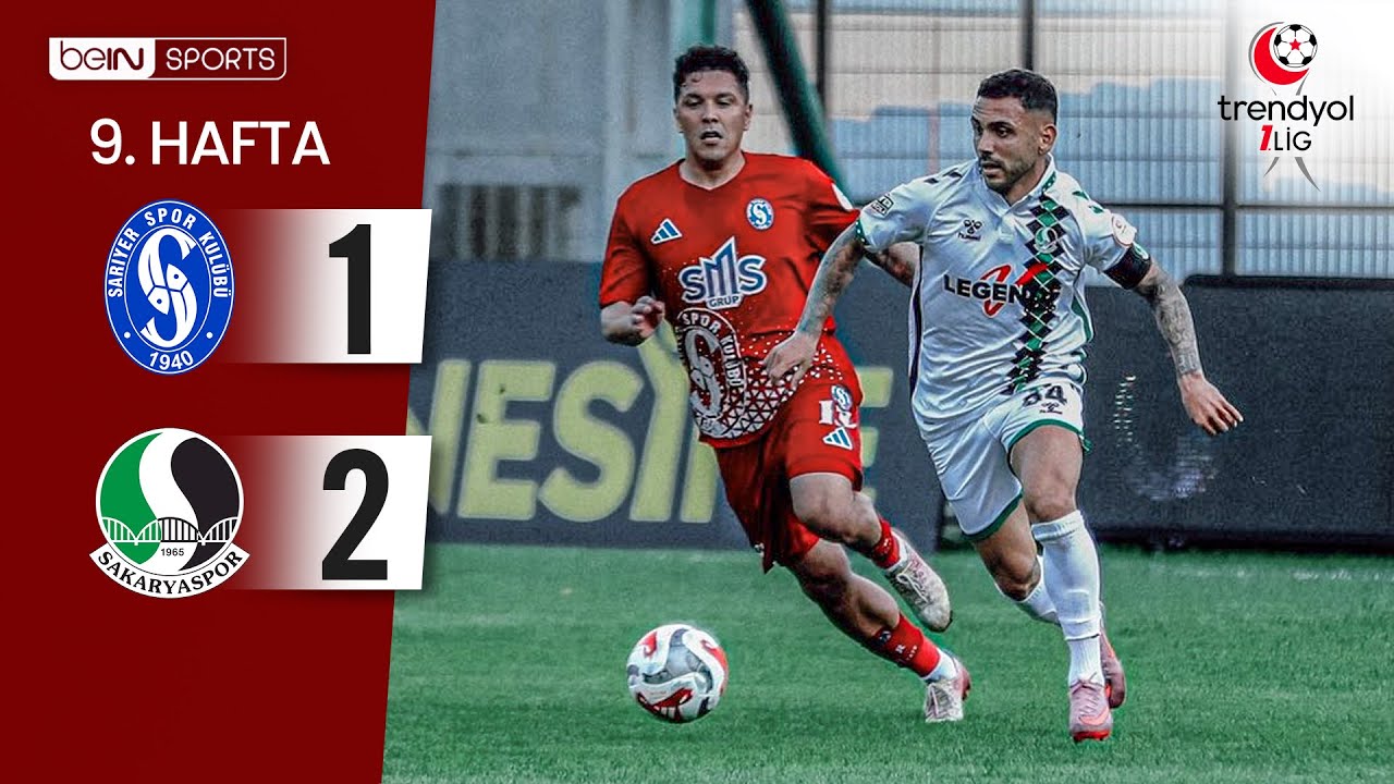Sarıyer (1-2) Sakaryaspor | 9. Hafta Maç ÖZETİ | Trendyol 1. Lig - 2025/26