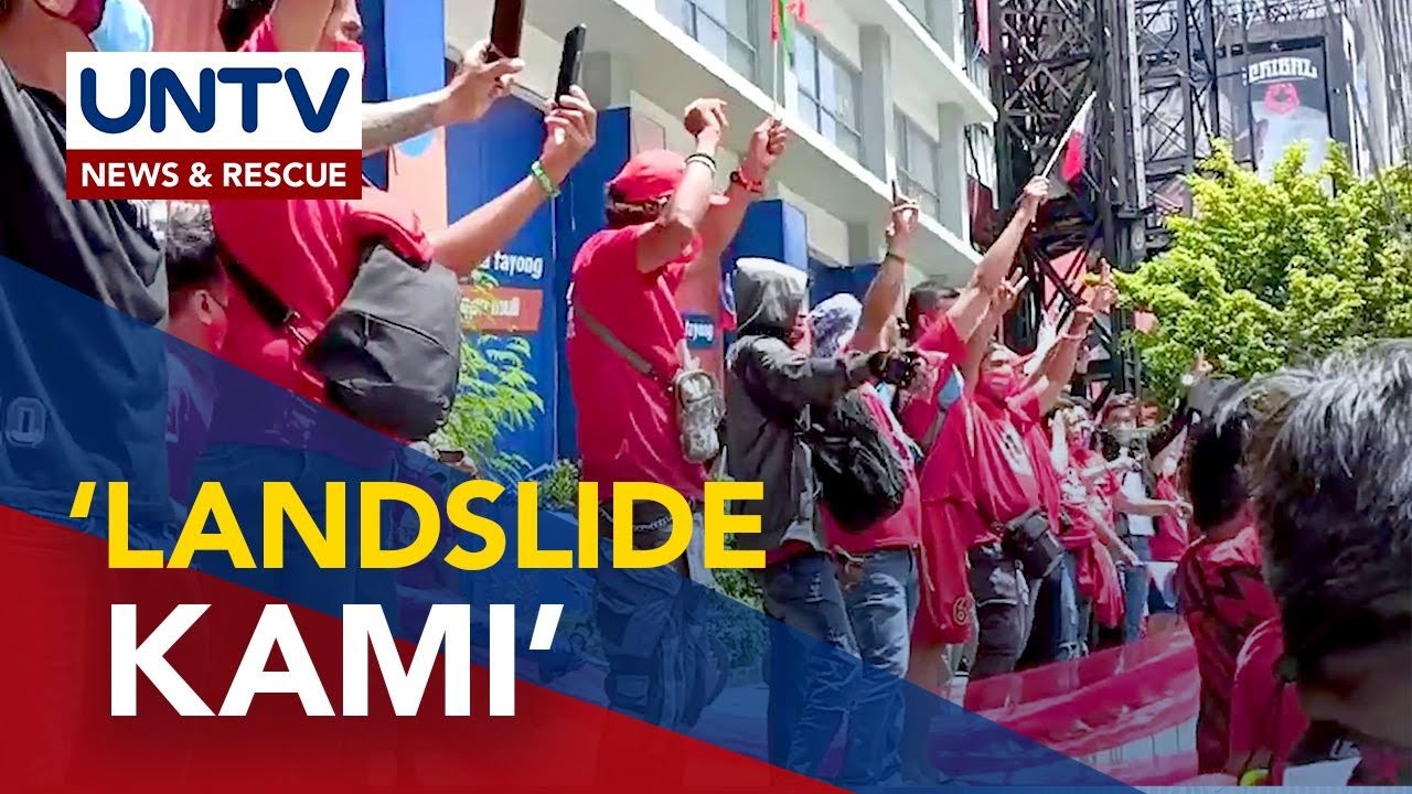 BBM supporters celebrate poll results