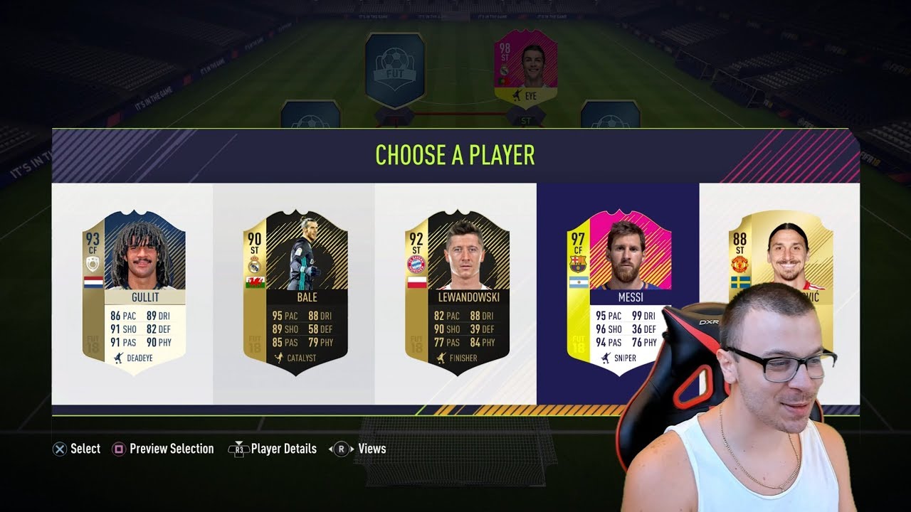 FIFA 18 УНИКАЛЕН 191 РЕЙТНАТ ДРАФТ!  WALKOUT от НАГРАДИТЕ