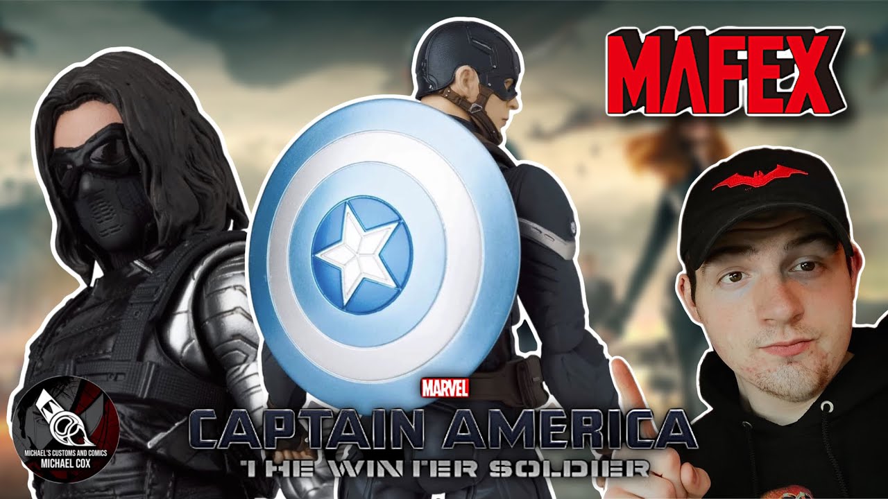 NEW MAFEX Captain America The Winter Soldier: The Winter Soldier & Stealth Suit Cap!!!…