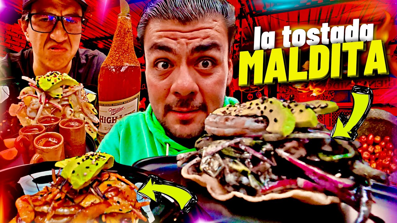 as&iacute; es la &uacute;nica TOSTADA MALDITA de la original COCINA DE AUTOR 🥵
