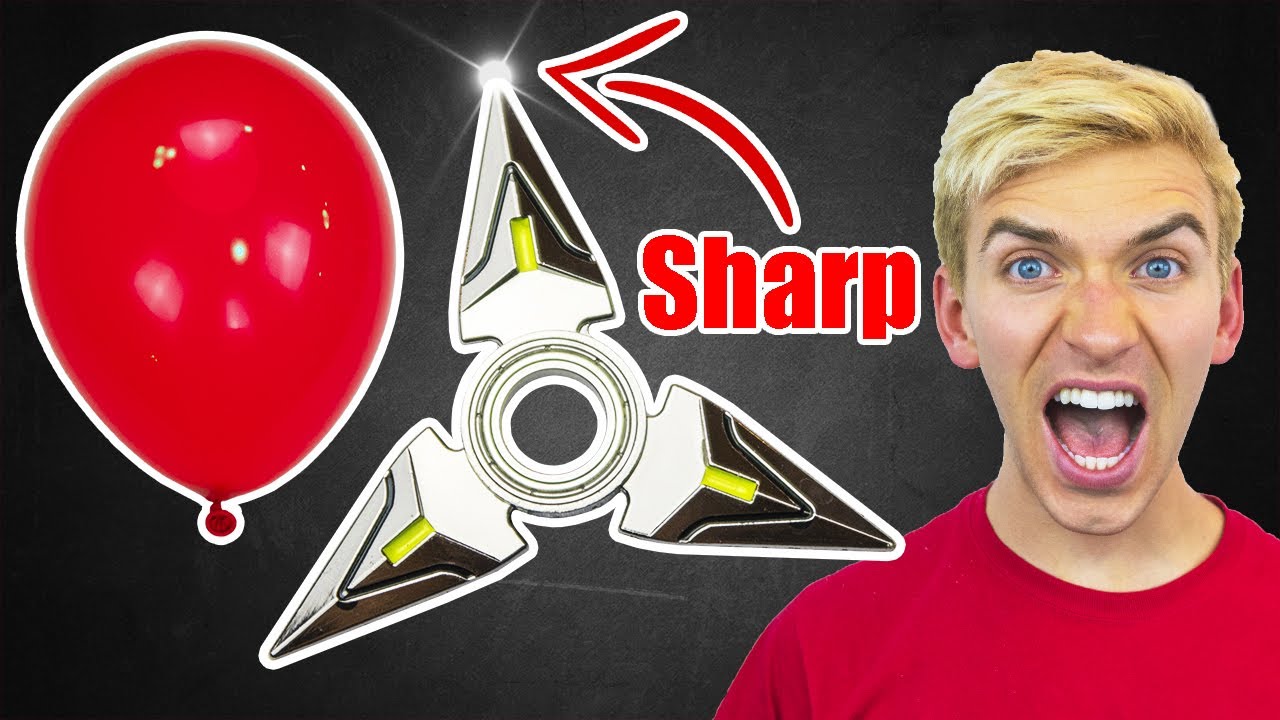 FIDGET SPINNER VS BALLOON!!
