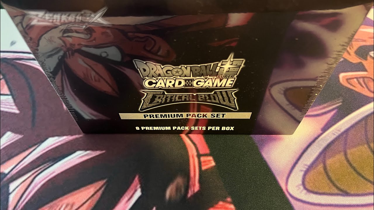 Dragon Ball Super TCG Critical Blow Premium Packs part 1