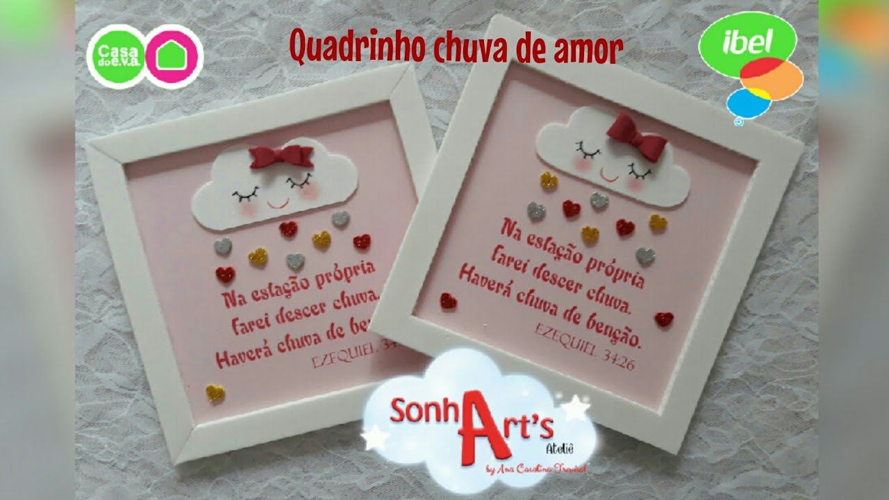 Quadrinho chuva de amor/ benção (Projeto Amizade, Amor e Arte)