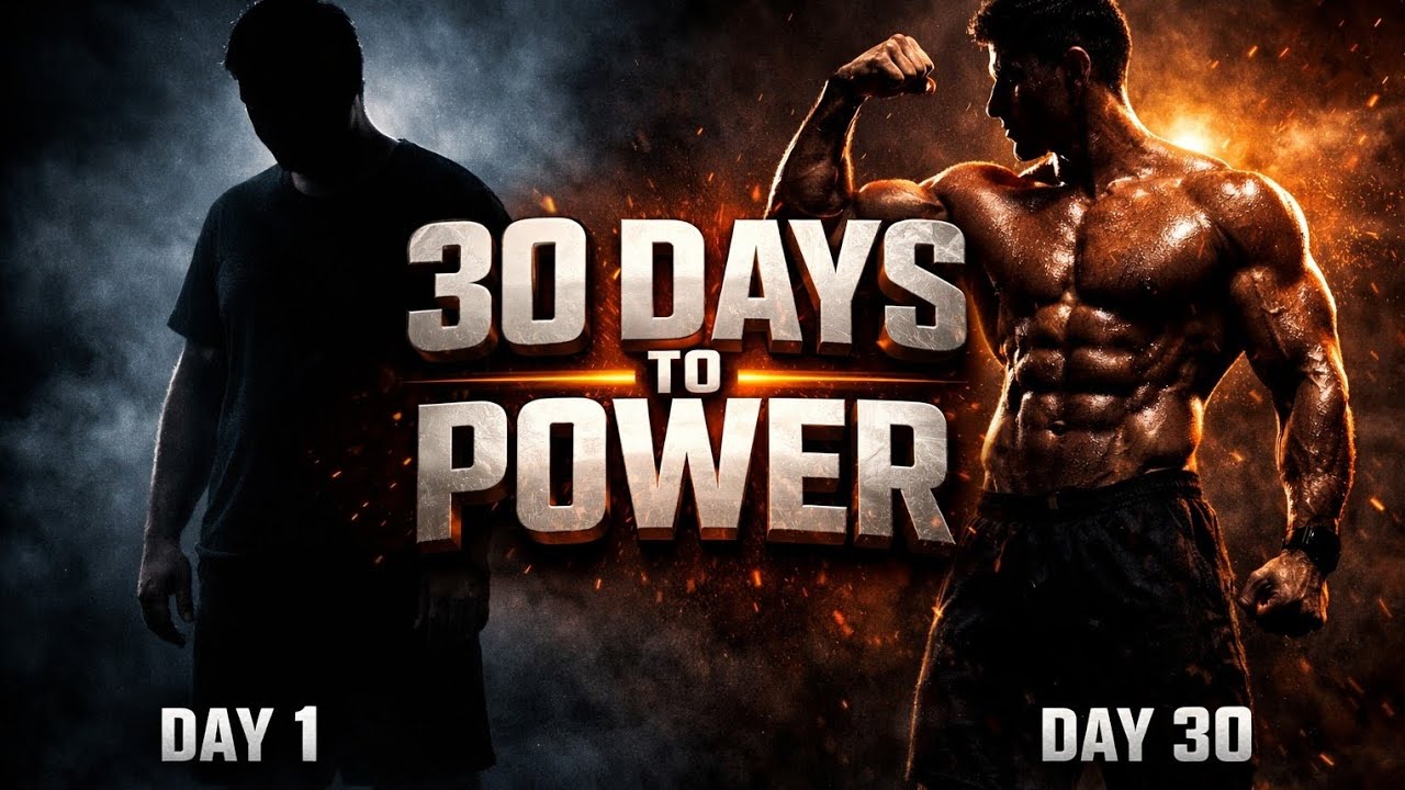 This is perfect 30 day plan to get strong 💪 and powerful 