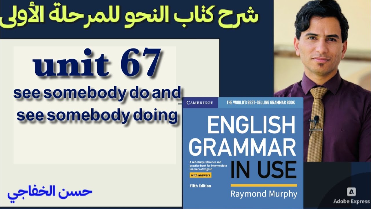 ْUnit 67:  see somebody do and see somebody doing