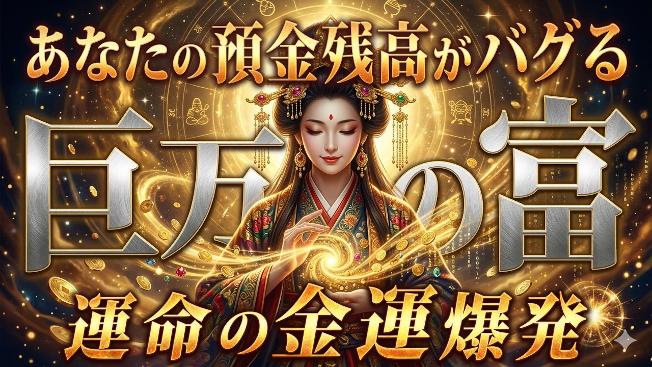 【宇宙銀行決壊💰】 神々の恩恵であなたの預金残高がバグり始めます❣️驚愕の巨万の富を掴め🕊️👑
