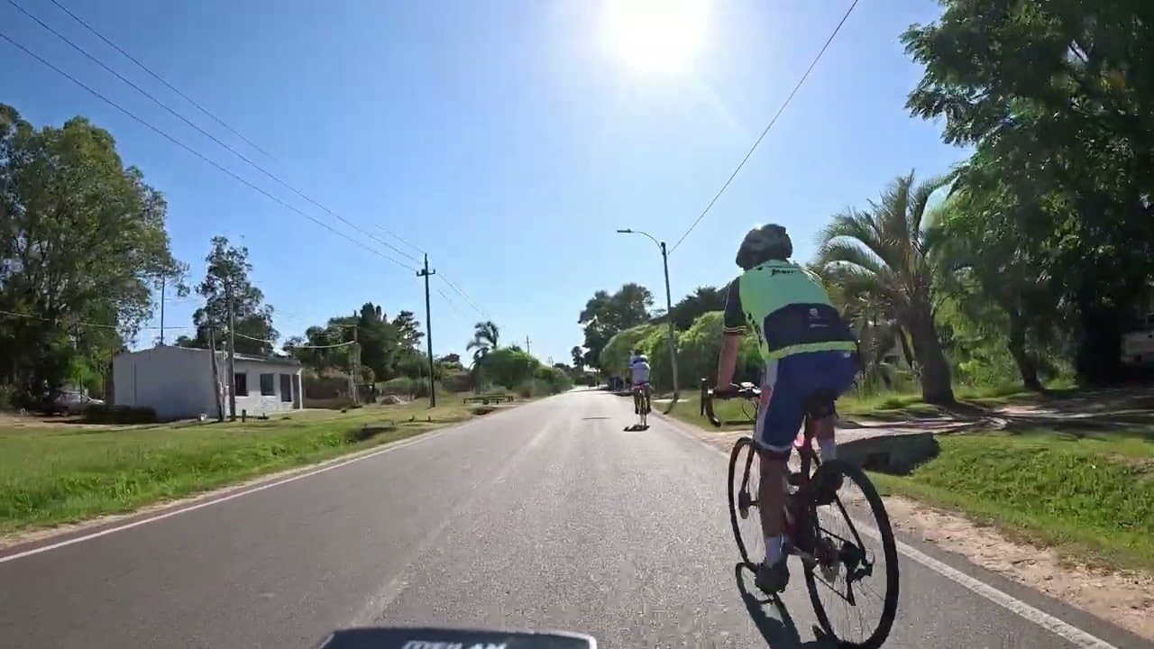 Cuando te toca filmar y tienes que alcanzar después el pelotón 