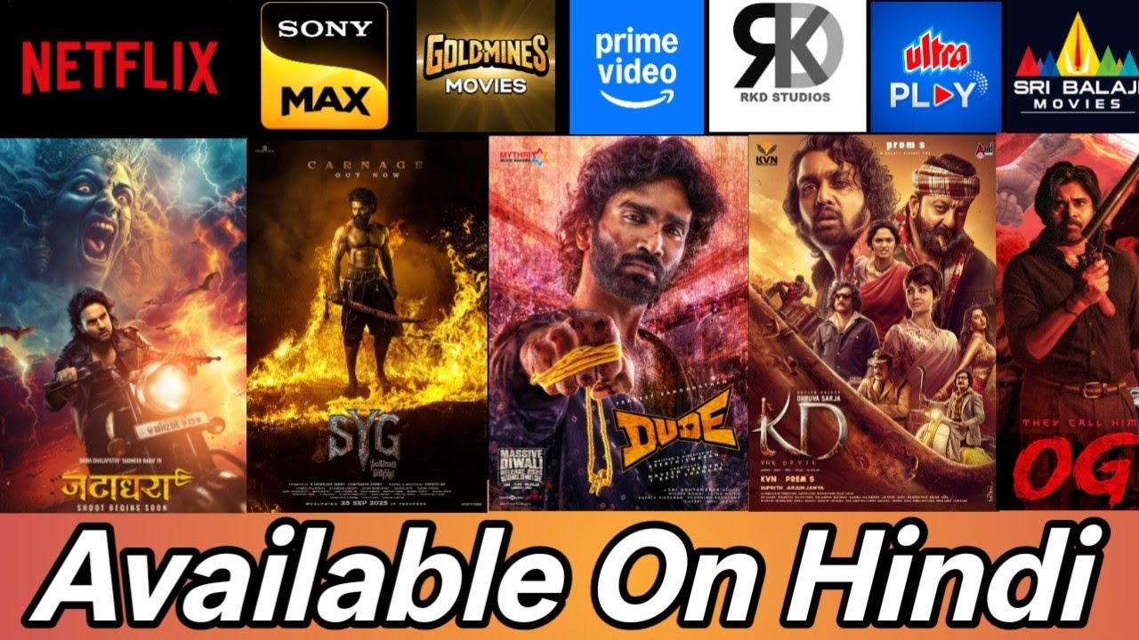 Top 10 New South Hindi Dubbed Movies Available On Hindi Dubbed|Dude|SYG|KD.