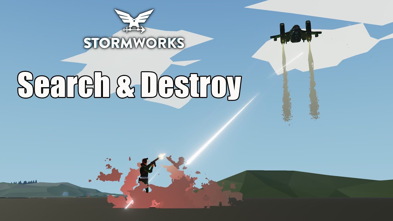 Stormworks: Search & Destroy DLC. Разбираемся с оружием