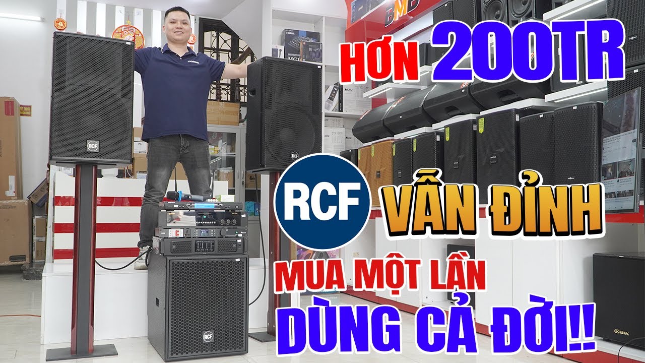Dàn Karaoke RCF Acustica 46- Chuẩn Mực Giải Trí Cho Biệt Thự, Penthouse