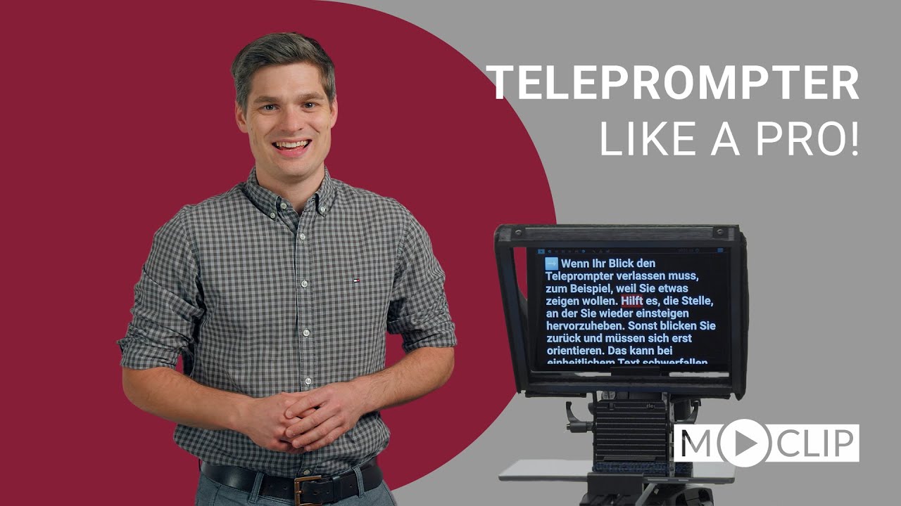 Teleprompter richtig nutzen - Tipps & Tricks für authentisches Sprechen
