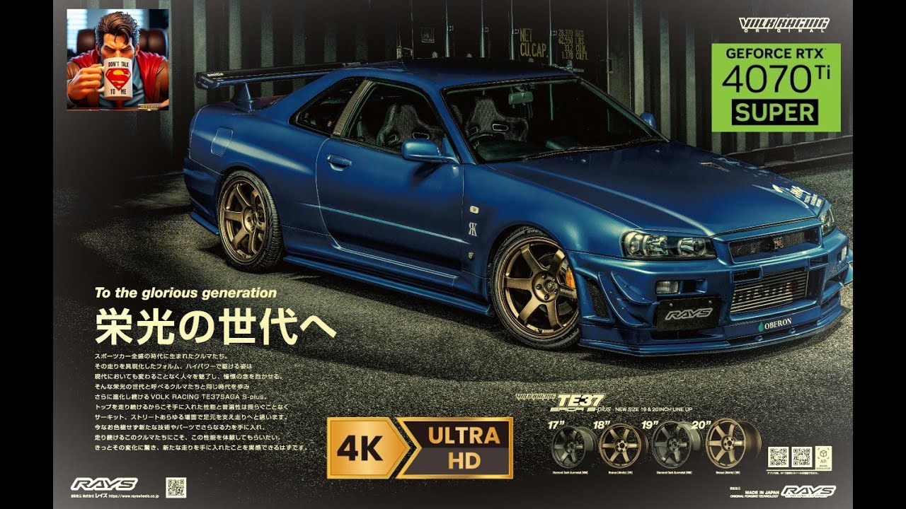 JDM - Japanese Drift Master // No HUD Free Ride (Traffic) [4K/60fps/HDR]