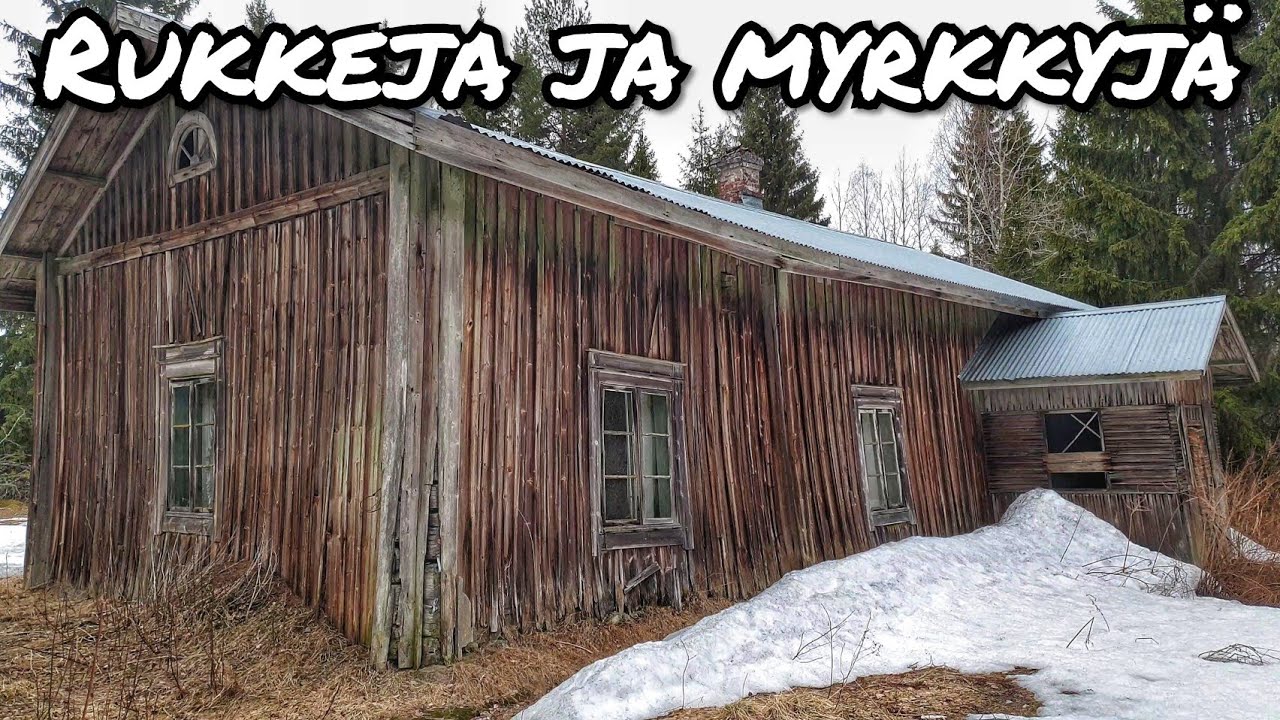 Hämeen Härkätie varressa hirsinen autiotalo. *urbex retkeily* #Vlog