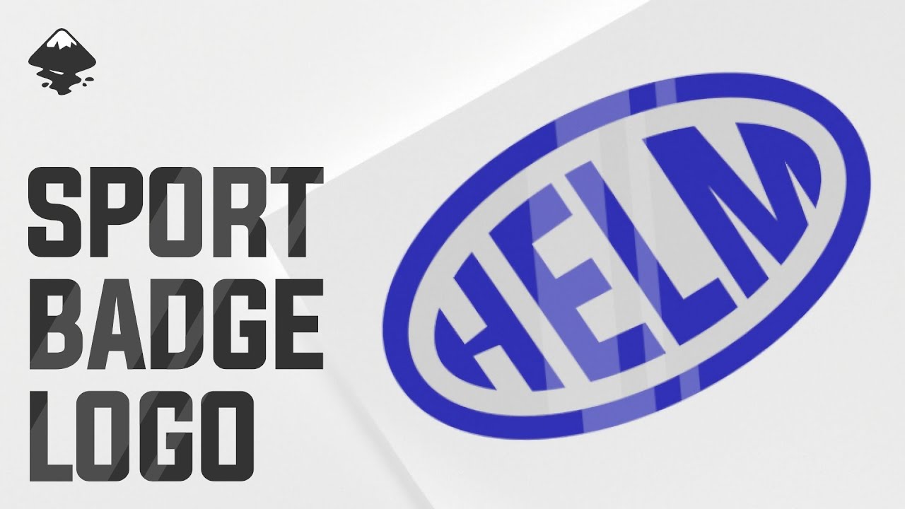 Inkscape Tutorial: How to Create Sport Badge Logo