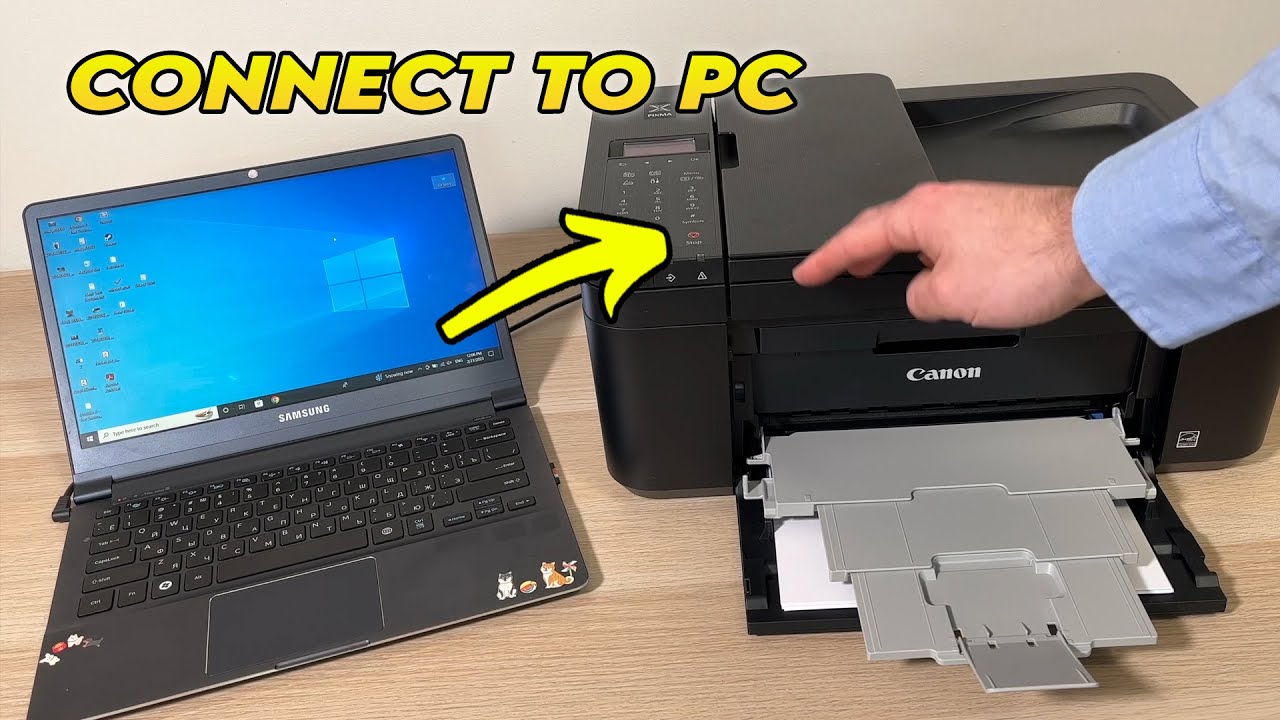 Подключите компьютер к принтеру Canon PIXMA TR4720 по Wi-Fi. ПОЛНАЯ НАСТРОЙКА