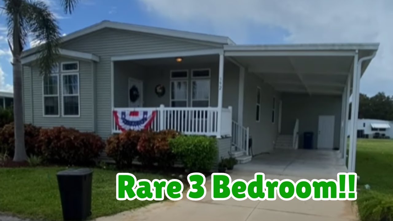 Ellenton Florida Mobile Home For Sale (only 3 bedroom around!)